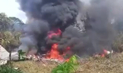 İçerisinde 110 askerin bulunduğu askeri kargo uçağı düştü