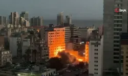 İsrail, Lübnan’da 15 katlı binayı yerle bir etti