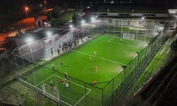 Çeştepe halı sahada örnek mücadele