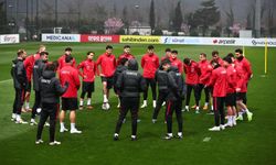 A Milli Futbol Takımı, Romanya maçı hazırlıklarını sürdürdü