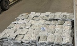 Çamaşır makinesinin içinden 363 kilo eroin çıktı