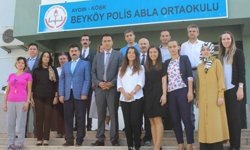 Köşk Beyköy Poliis Abla Ortaokulu'nu gururlandıran mektup