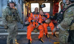 NASA’nın 4 astronotu Dünya’ya döndü