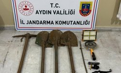 Efeler'de kaçak kazıya suçüstü