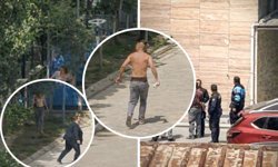 İncirliova’da Sağlık Ocağı bahçesinde vatandaşlar korku dolu anlar yaşadı