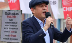 CHP'nin Nevşehir mitinginde pankart provokasyonu