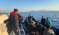Aydın’da 18 düzensiz göçmen kurtarıldı