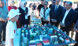 Çine'de öğrenciler projelerini bilim fuarında sergiledi