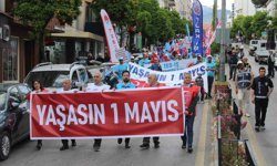 Aydın'da 'işçiler' için yürüdüler