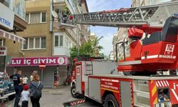 Efeler'de ocakta unutulan yemek yangın çıkarttı
