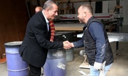 Başkan Yetişkin Üçüncü Sanayi Sitesi esnafını ziyaret etti