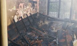 Yangın bir evi kullanılmaz hale getirdi