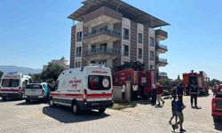Köşk'te çatıdaki kartonlar alev aldı, 4 kişi dumandan etkilendi
