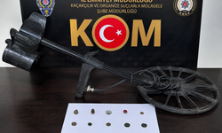 Köşk’te tarihi eser operasyonu: Dedektör ve çok sayıda obje ele geçirildi