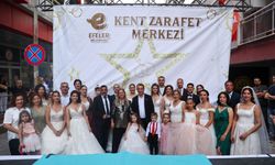 Efeler’de evlenecek çiftlere ücretsiz gelinlik ve damatlık desteği