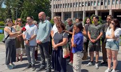Basın meslek örgütlerinden Ankara Adliyesi önünde "Alican Uludağ serbest bırakılsın" çağrısı
