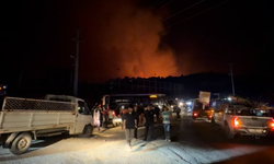 Çine'de gece boyu alev nöbeti