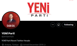 YENİ Parti'nin resmi X hesabı duyuruldu