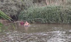 Menderes Nehri'ne giren iki çocuk kayboldu