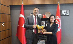 TİP Genel Başkanı Baş, Çin'in Ankara Büyükelçiliği Siyasi Müsteşarı Guo ile bir araya geldi