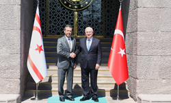 Bakan Güler, KKTC Dışişleri Bakanı Ertuğruloğlu ile görüştü