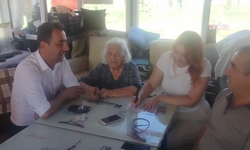 100 yaşındaki Müzeyyen Eröz, YENİ Parti üyesi oldu