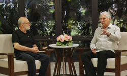 Küba Devlet Başkanı Diaz-Canel ve TKP Genel Sekreteri Okuyan Havana'da bir araya geldi