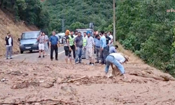 Tunceli’de sağanak heyelana neden oldu