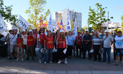 Eskişehir'de maden işçilerine destek