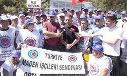 Madencilerden Yıldızlar SSS Holding önünde tepki