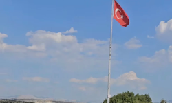 Burdur’da Türk Bayrağı’na tüfekle zarar verildiği iddiası