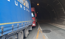TIR şoförleri Sarp’ta dertli: “Sıkıntı diz boyu”