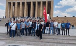 Doruk Madencilik işçileri Anıtkabir'den seslendi!