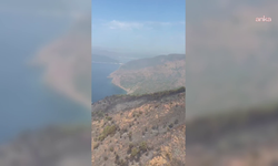 Muğla Marmaris yangınına müdahale devam ediyor