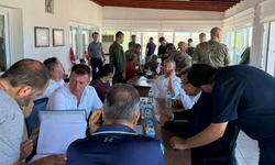 Girne'deki alabora olan gemi için Kriz Masası toplandı