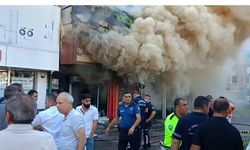 Germencik'te mağaza yangını kontrol altına alındı!