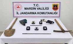 Mardin’de tarihi eser operasyonunda 70 Sikke ve çok sayıda obje ele geçirildi