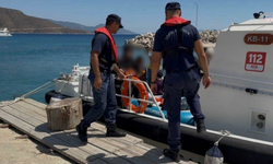 Datça açıklarında sürüklenen bottaki 9 kişi kurtarıldı