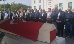 Emekli polis Ali Şekeroğlu son yolculuğuna uğurlandı