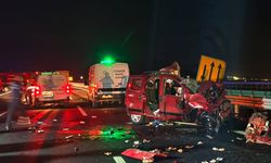 Denizli-Aydın otobanında ticari araç ile tır çarpıştı: 3 ölü!