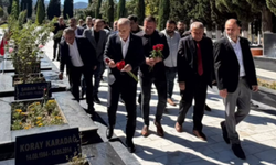 TÜRK-İŞ Genel Başkanı Ergün Atalay, Soma Maden Şehitliği'ni ziyaret etti