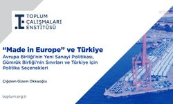 Toplum Çalışmaları Enstitüsü, “Made in Europe” raporunu kamuoyuyla paylaştı