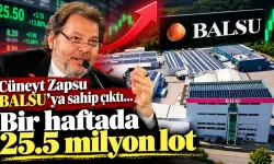 BORSA İSTANBUL'DA "BALSU" MESAİSİ: CÜNEYD ZAPSU PEŞ PEŞE HİSSE TOPLUYOR!
