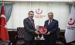Mustafa Destici, Milli Eğitim Bakanı Yusuf Tekin'i ağırladı
