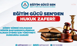 Yozgat'ta görev süresi dolmadan yöneticilikten alınan öğretmen için yürütmeyi durdurma kararı
