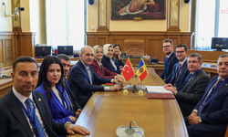 TBMM Başkanı Kurtulmuş, Roma’da Moldova Meclis Başkanı Grosu ile görüştü