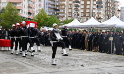 Kalp krizi sonucu yaşamı yitiren polis için tören düzenlendi