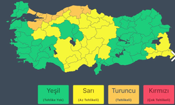 Bakan Kurum'dan yarın 10 il için turuncu, 26 il için sarı kod uyarısı