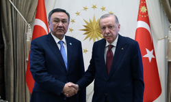 Cumhurbaşkanı Erdoğan, TDT Genel Sekreteri Ömüraliyev'i kabul etti