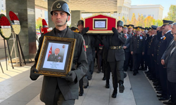 Trafik kazasında şehit olan Albay Gökgöz, son yolculuğuna uğurlandı